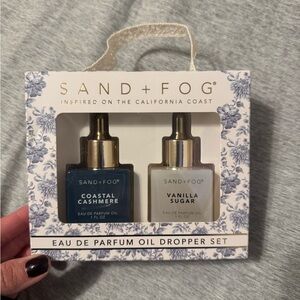 SAND + FOG Eau De Parfum Oil Dropper Set - Coastal Cashmere & Vanilla Sugar